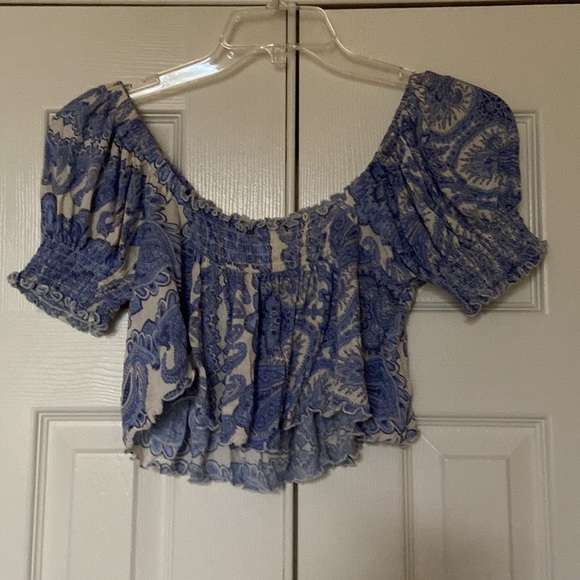 Urban Outfitters Paisley Crop Top - Picture 2 of 4